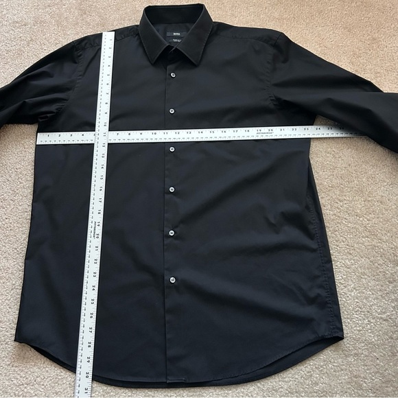 Boss Regular Fit Easy Iron Long Sleeve Button Down Shirt - Picture 4 of 8